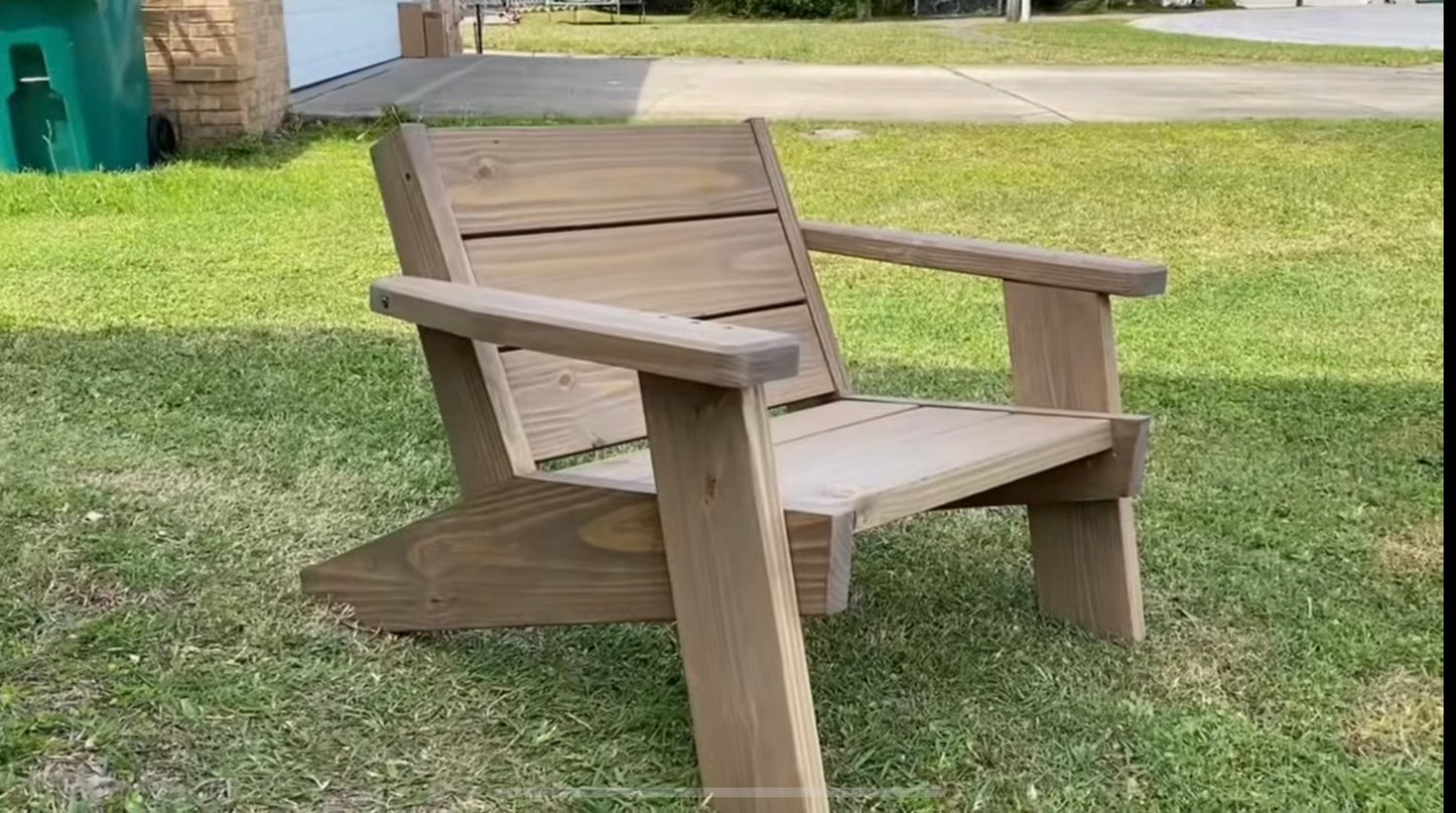 Lowboy Adirondack chair LOCAL ONLY