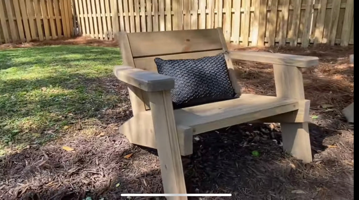 Lowboy Adirondack chair LOCAL ONLY